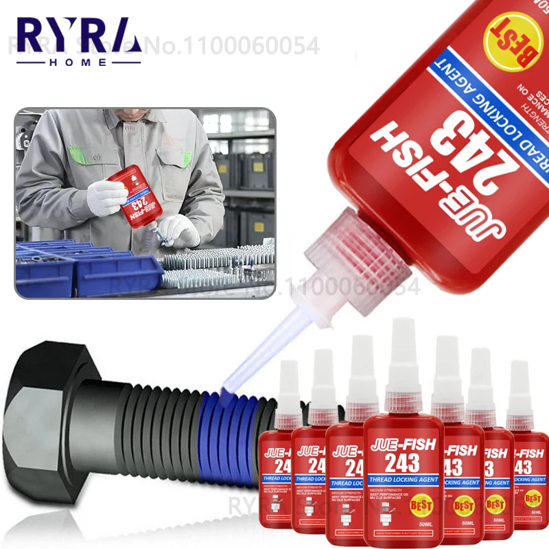 Glue For Screw Nuts Thread Locking Agent Anaerobic Adhesive 243 Sealing