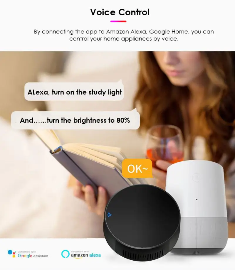 Tuya Smart WiFi IR Remote Universal For Smart Home Control For TV Air Conditioner Works With Alexa Google Home Yandex Alice