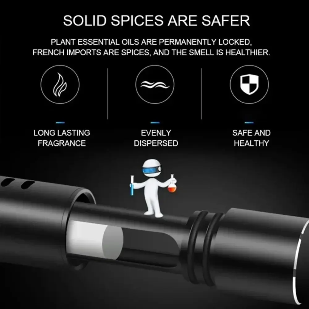 Car Air Freshener Aluminium Alloy Clip Parfum Flavoring Auto Interior Accessorie