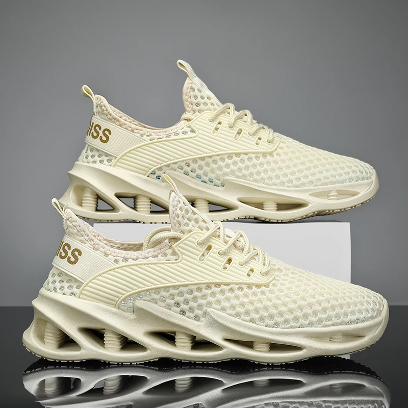 Men's Casual Sports Shoes, Versatile, Breathable, Wear-Resistant, Non-Slip Running Shoes, Lightweight Shoes for Park Walking