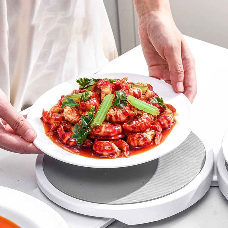 Lazy Susans Revolution Tray Expandable Portable Tabletop Rotating Serving Tray For Kitchen Dining Table 3