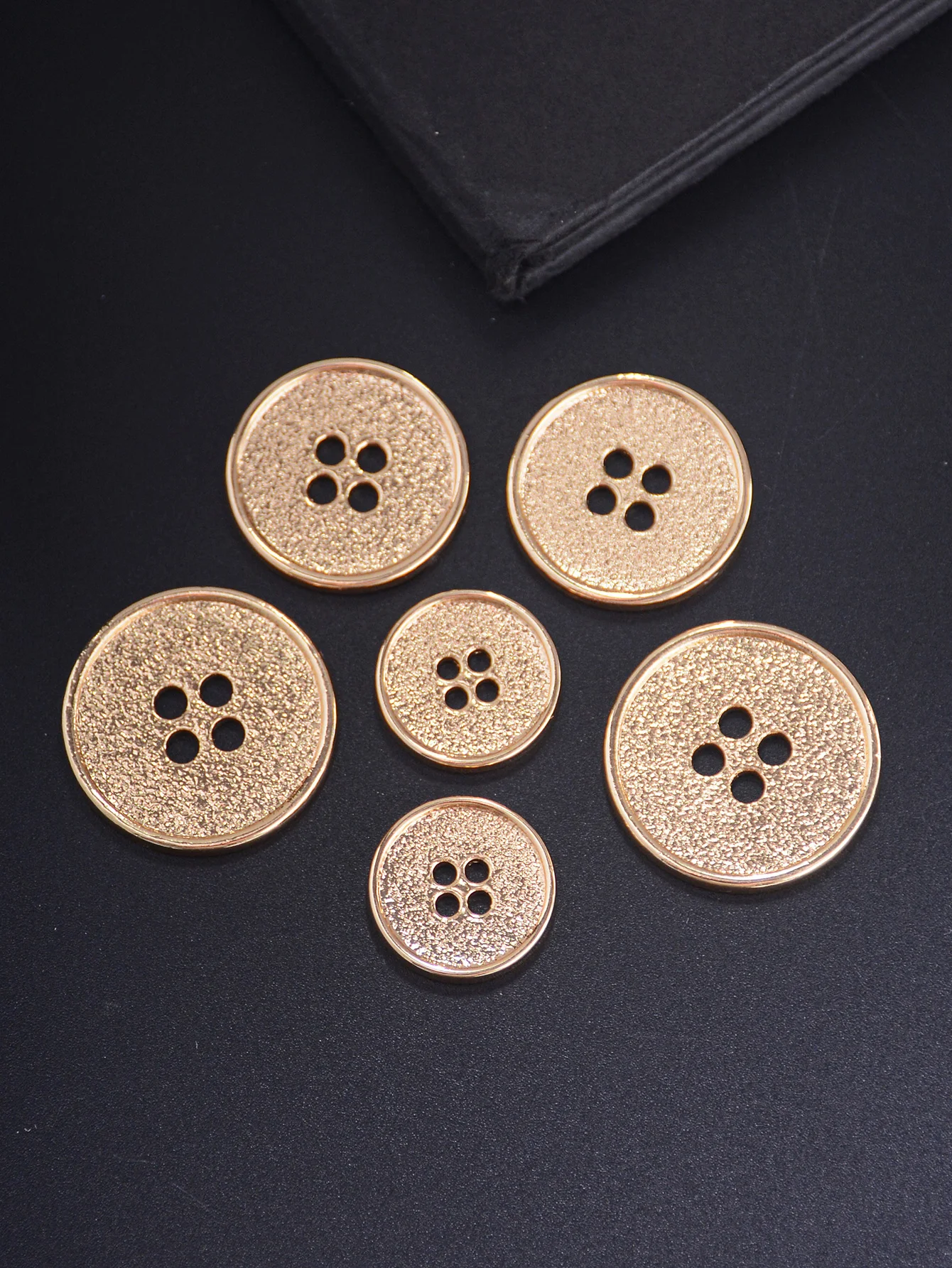 Classic Metal Flatback Buttons 4