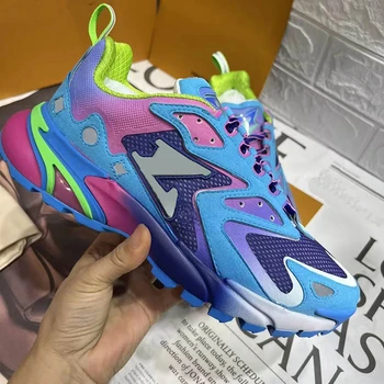 Designer B30 Runner Tatic Men's Sneakers Fashion mesh suede stitching casual sneakers Men's outdoor B22 jogging shoes 5