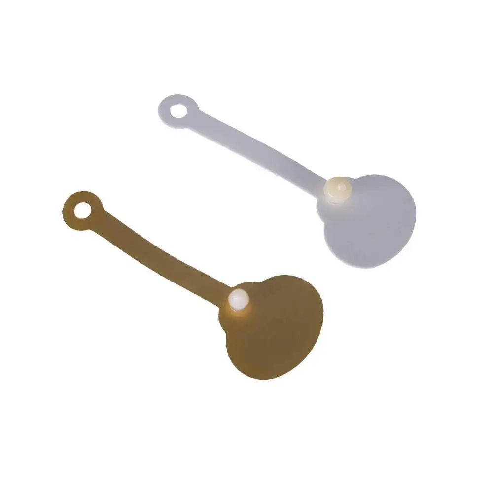 PVC 골든 화이트 스냅 패스너 링 태그, 쥬얼리 태그 목걸이 포장 라벨 플라스틱 선물 행택 비닐 버튼 클립 잠금장치