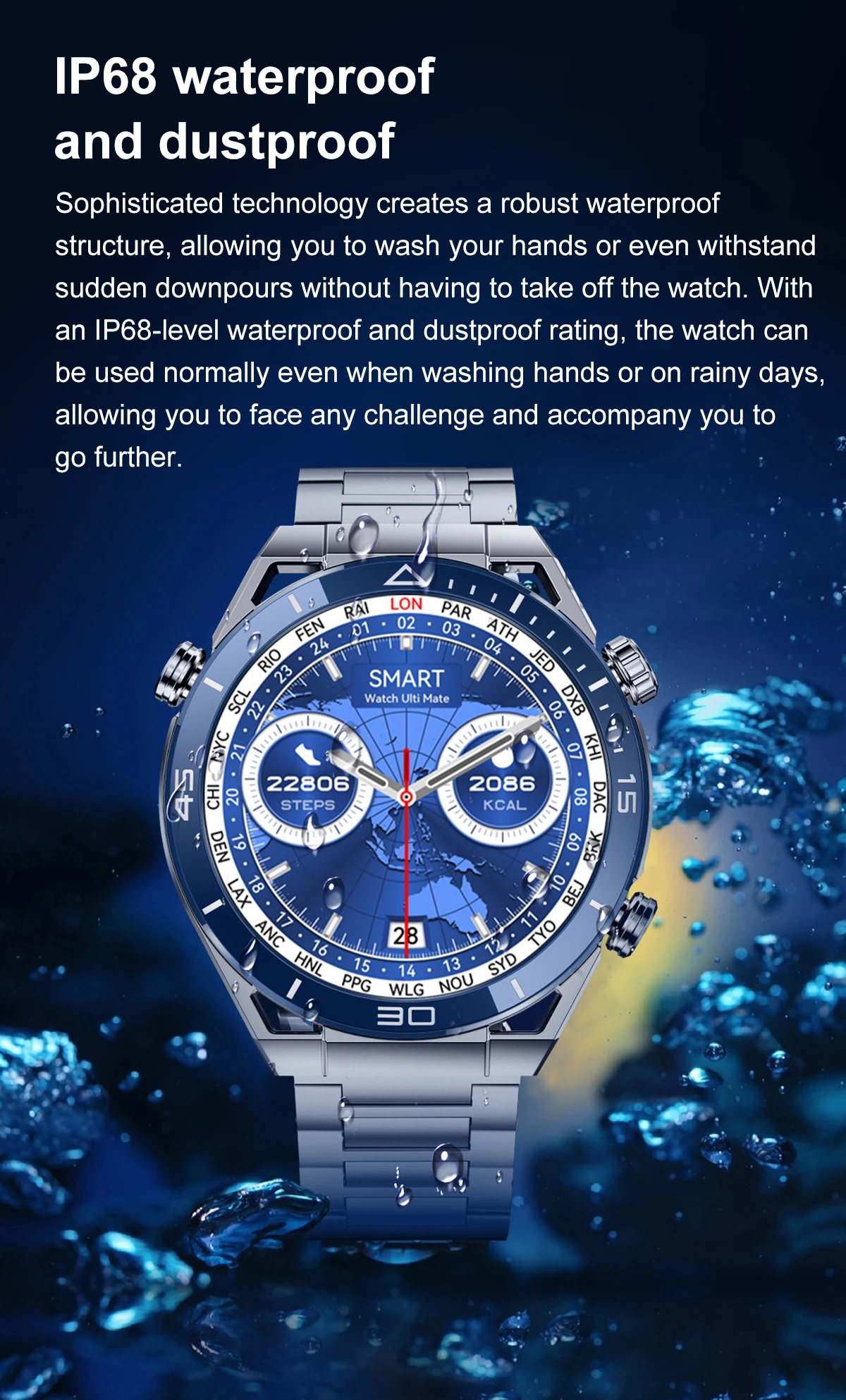 DT Ultra Mate Smart Watch description image 5