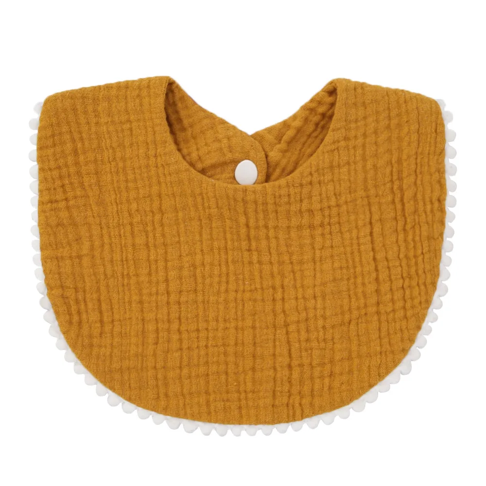 Baby Bib Feeding Bib Cotton Bib Set Cotton Bib Thickening Cotton Gause Baby Bibs Absorbent For Boys Girls