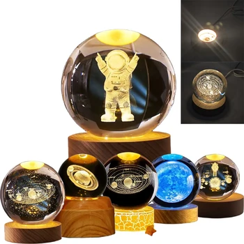 3D Crystal Ball Night Light 1