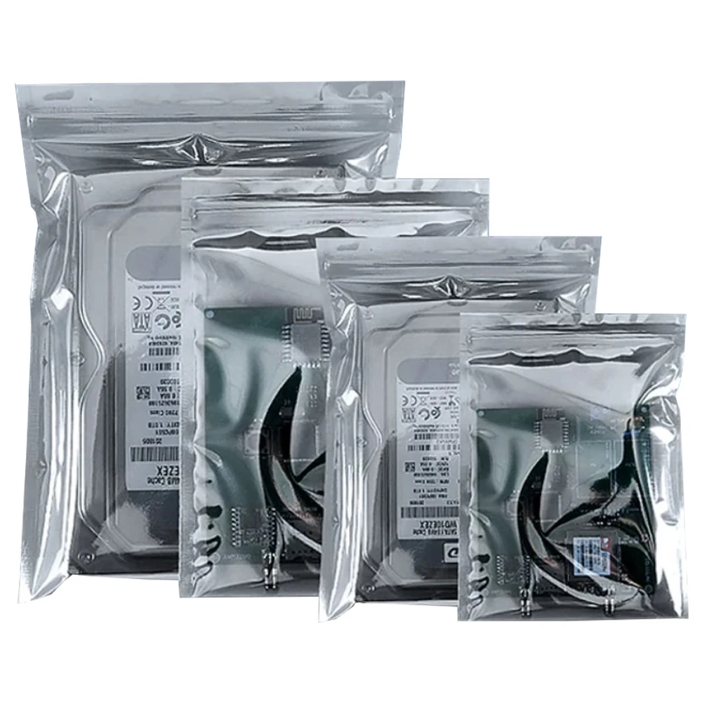 Antistatic Packaging Bags 100Pcs Zip Lock ESD Anti Static Pouches