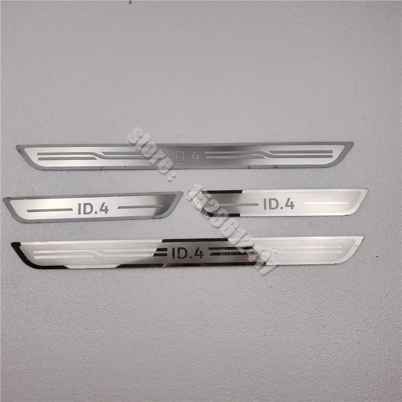 

Free Shipping For Volkswagen ID.4 Crozz VW ID4 2020-2022 Stainless Steel Scuff Plate/Door Sill Scuff Plate Welcome Pedal