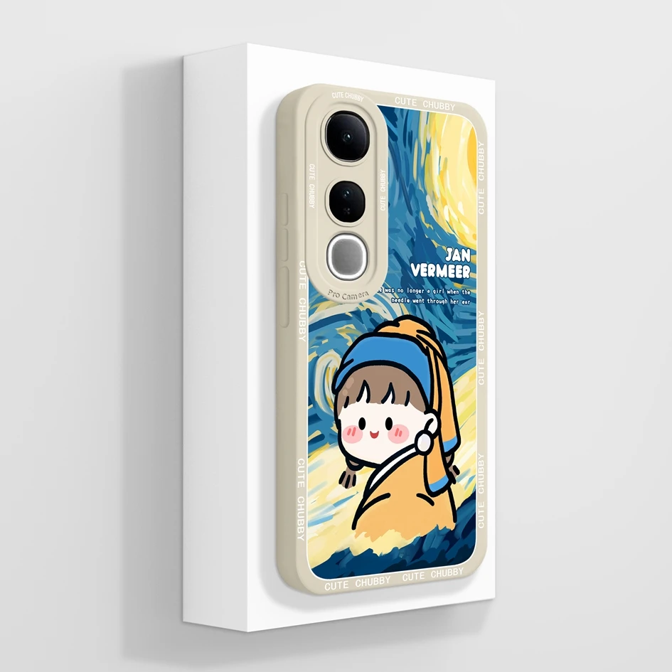 Cute Kitten Pattern Soft Silicone Anti-Drop Phone Case