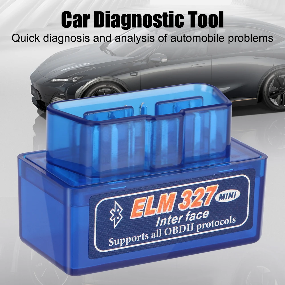 Bluetooth Car Diagnostic Scanner OBD2 Adapter for IOS Android