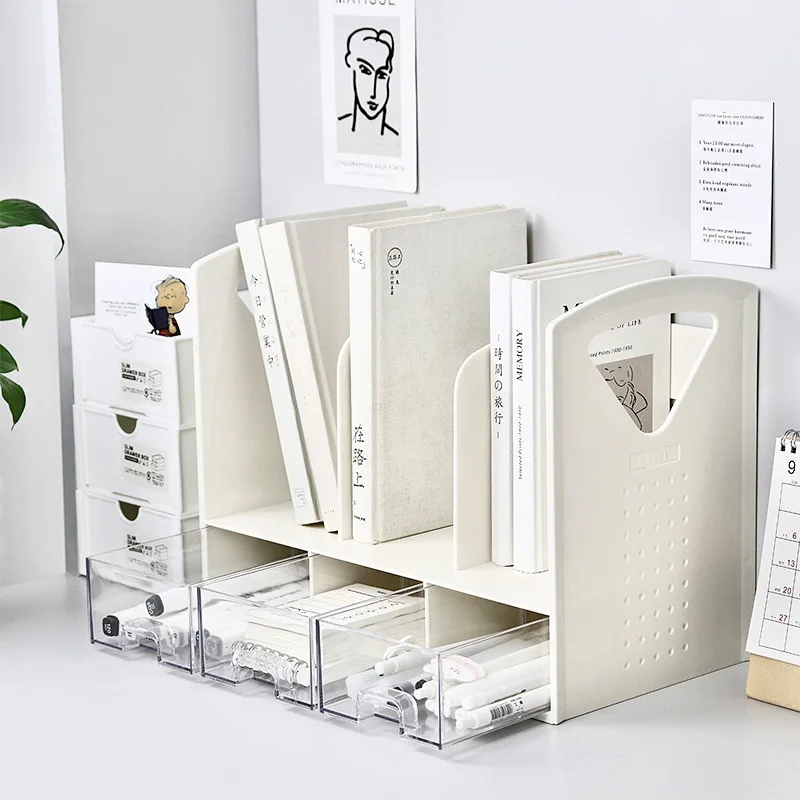 desktop-bookshelf-com-gavetas-estante-minimalista-grande-capacidade-organizador-escola-e-office-file-rack