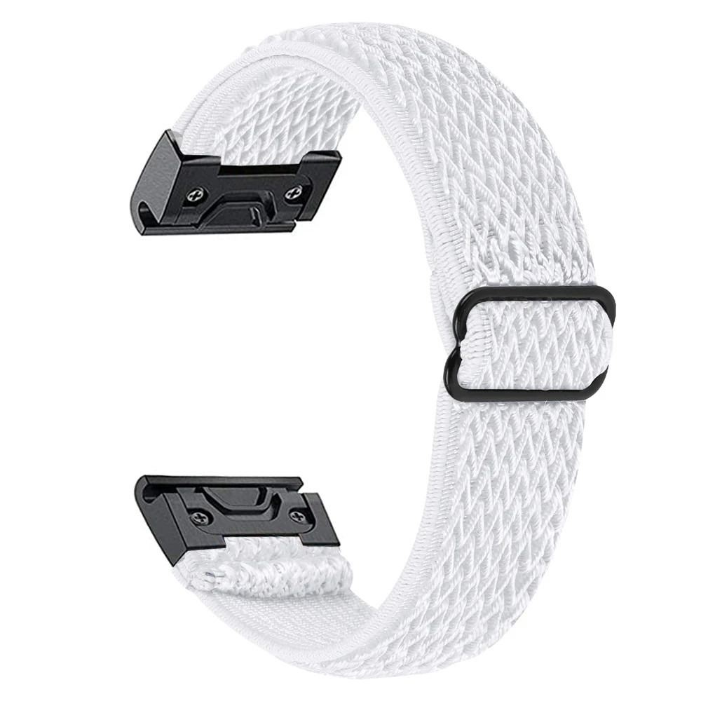 Essidi 22mm New Elastic Nylon Watch Band For Garmin Fenix 7 6 5 Plus Pro GPS Approach S60 Bracelet Strap Loop For Forerunner 945 