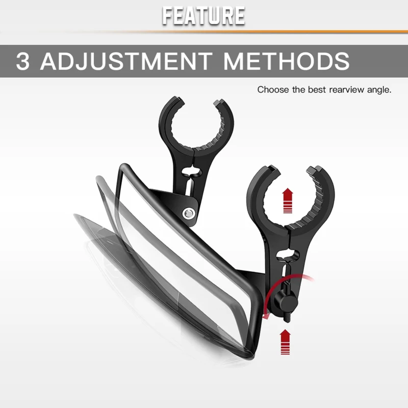 범용 운송 차량 중앙 백미러, 클램프 포함, 15 인치 와이드 백미러, 폴라리스 RZR 프로 XP R 교체용
