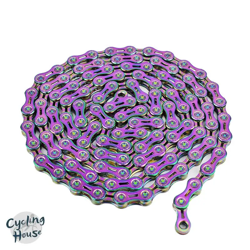 Per Izumi Sarm 9/10/11-Speed Vg Sports Mtb Catena Per Bicicletta Drivetrain Mezze Catene Cave 9 10 11S Ultralight 116L Per Shimano