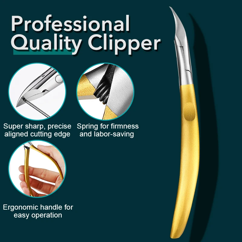 1Pcs Nail Clippers Professional Thick Ingrown Toenails Cutters Sharp Curved Blade Seniors Pedicure Tool 4