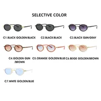 Lunettes de soleil TANGOWO pour femmes, lunettes de luxe de marque 2025, style homme, lunettes de soleil pour homme, lunettes steampunk, lunettes neuves pour femme Y2k 4