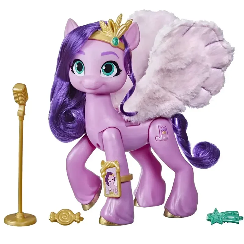 Y My Little Pony G5 Princess Petals Singing Star Pipp F1796 Doll Gifts Toy Model Anime Figures Collect Ornament