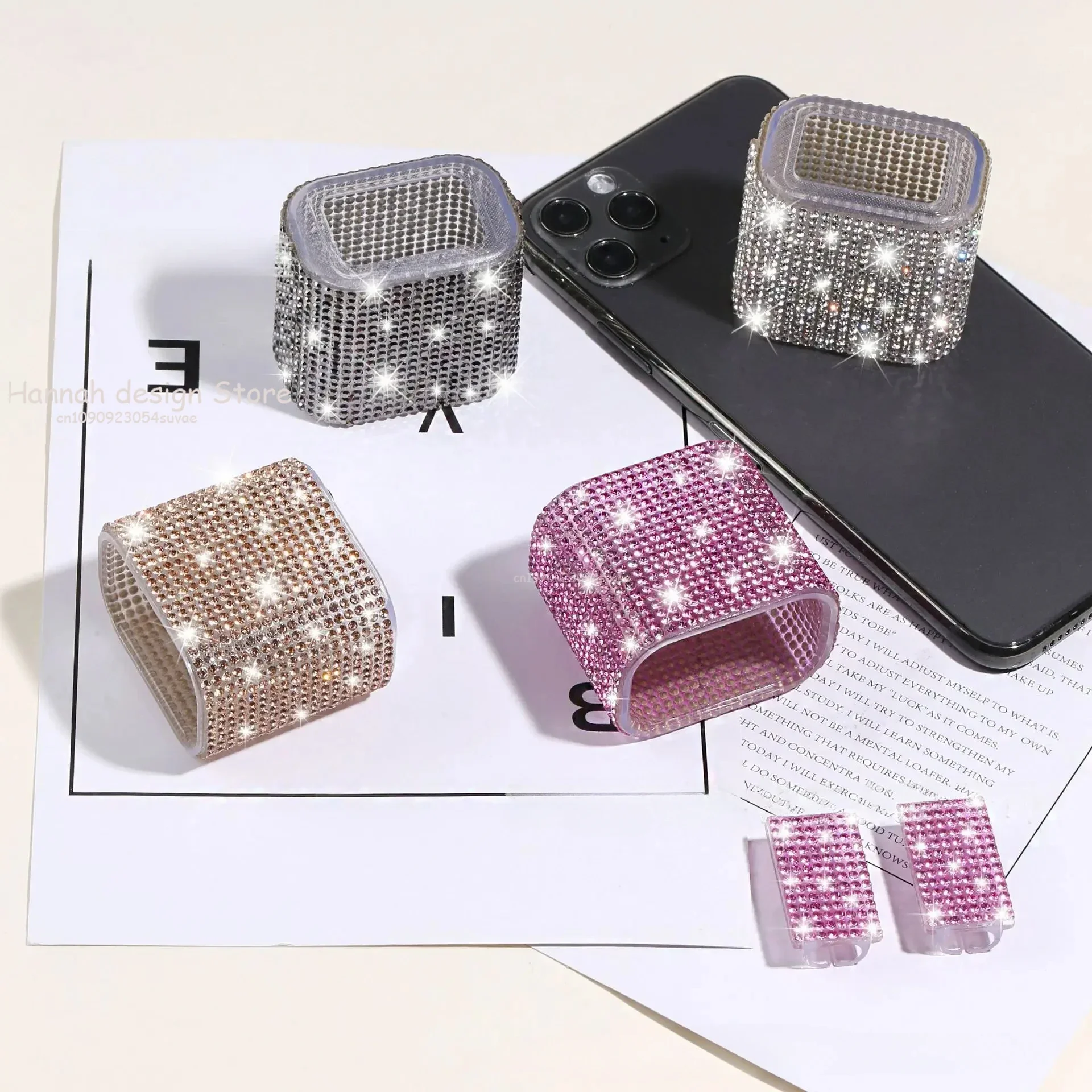 Charger Protector Charger Protective Case Charger Protective Cover Charger Protector Sleeve for IPhone 15 14 13 Pro Max 18W 20W Charging Head Protection Glitter Crystal Sticker Protective Cover