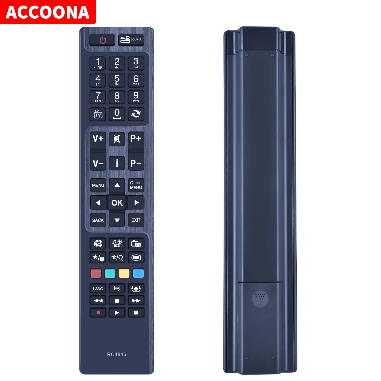Пульт дистанционного управления RC4846 для Sharp LC32LD145K TD Systems 48FHD1 K40DLV3F Samsung TV