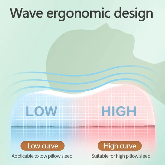 60X40 Thaiföld Tiszta Természetes Latex Párna Javító Nyak Védje A Csigolyák Egészségügyi Ortopédiai Lassú Visszapattanást - Image 5