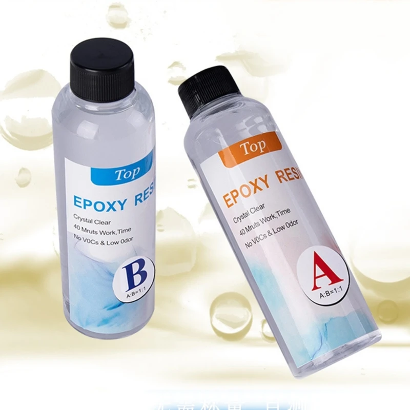 Teexpert Epoxy Resin Crystal Clear: 1 Gallon Epoxy Resin Kit Casting Resin Non Toxic High Gloss for Casting Coating Art DIY Craft Jewelry Wood Table - 2 Part(64oz Resin and 64oz