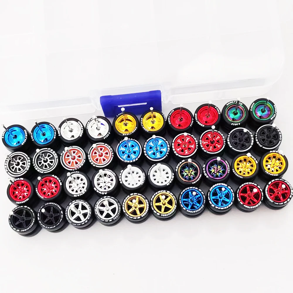 20 Sätze 1/64 Gummiräder Reifen durchmesser 11mm 12mm 14mm Ersatzteile für Streichholz schachtel/Domeka/HW 1:64 Automodelle aus Druckguss legierung
