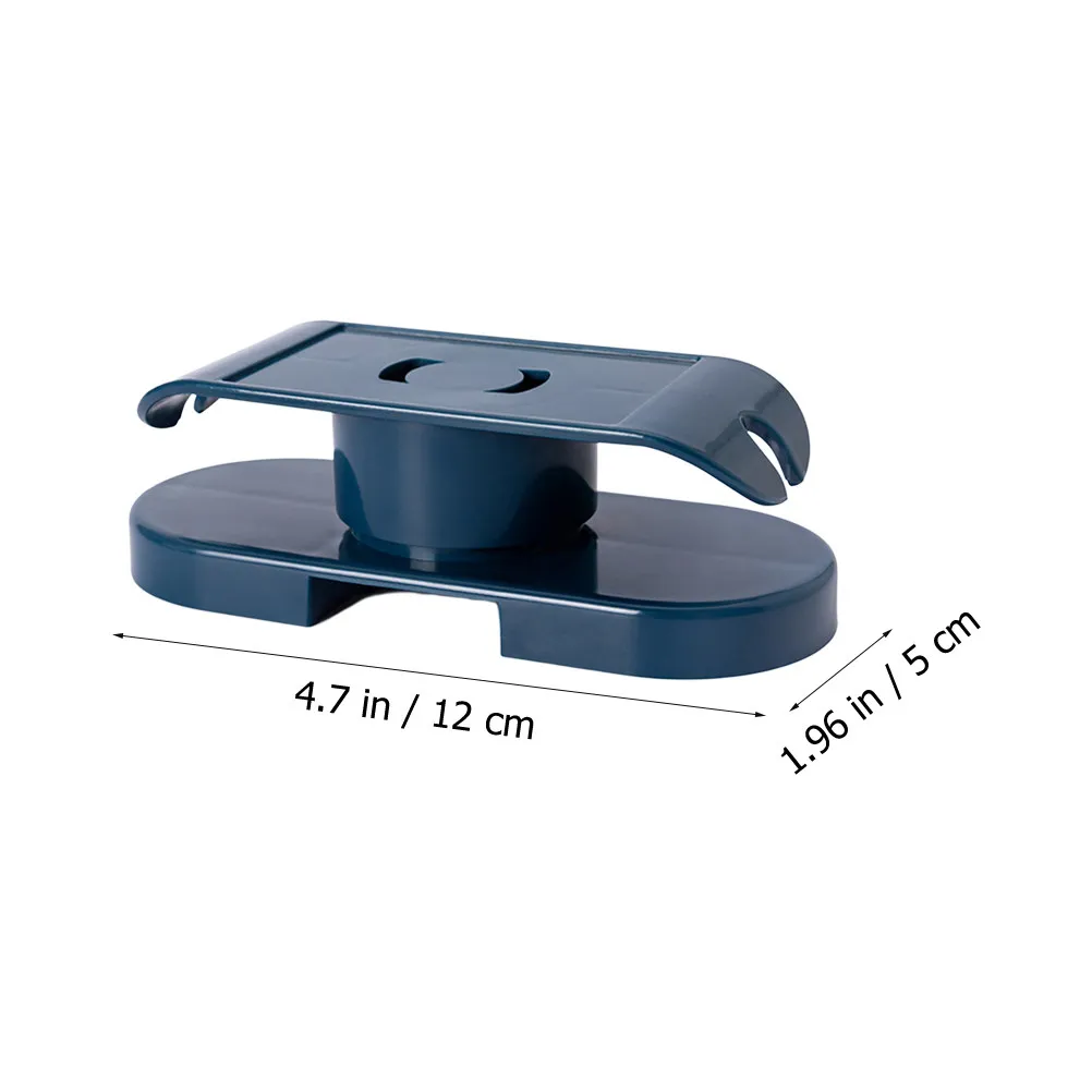 2개입 전원 스트립 고정기 플라스틱 자가 접착 소켓 홀더 벽걸이형 무타공 케이블 정리기 코드 홀더 연장선