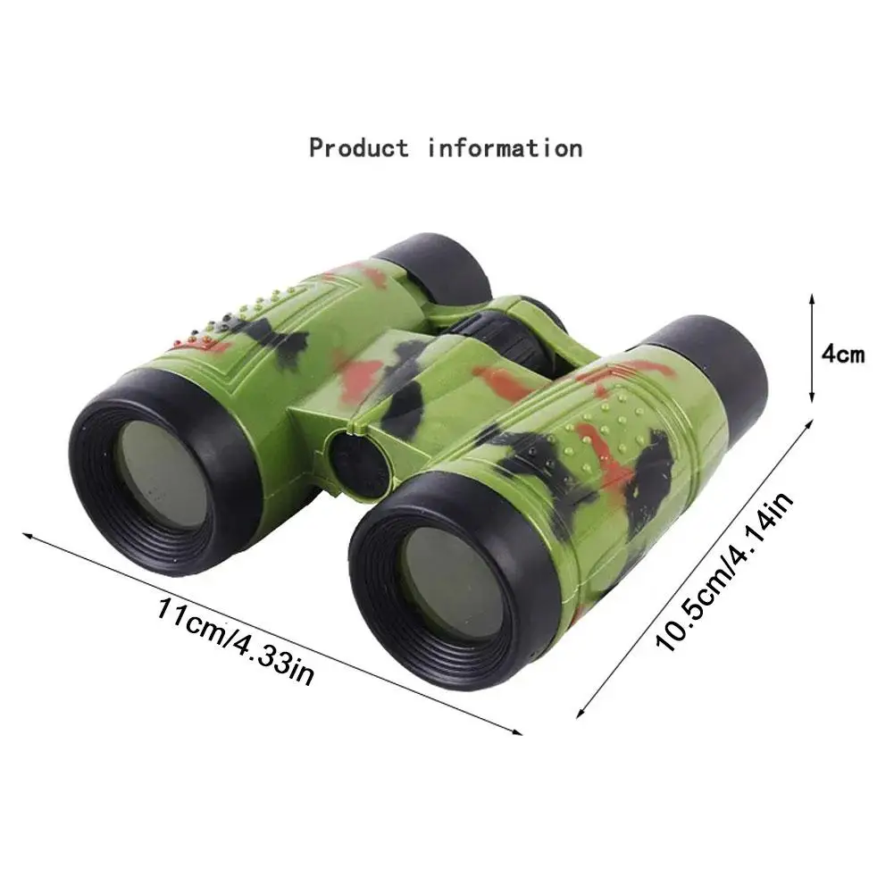 6x30 Binoculars Children Binoculars Eyepiece Telescope Simulation Folding Outdoor Hunting Field Survival Telescope Toy 5