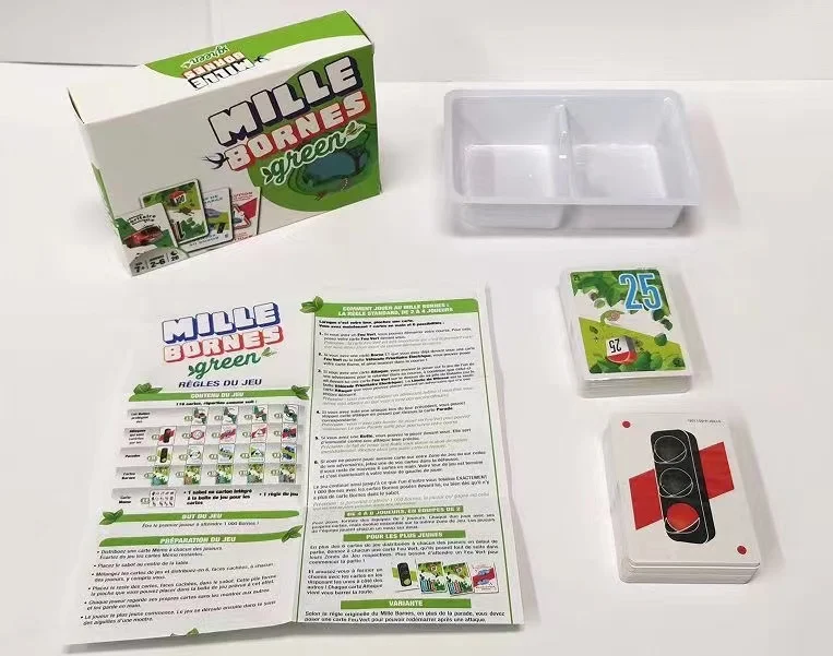 Card Game Mille Bornes, Mill Board Game