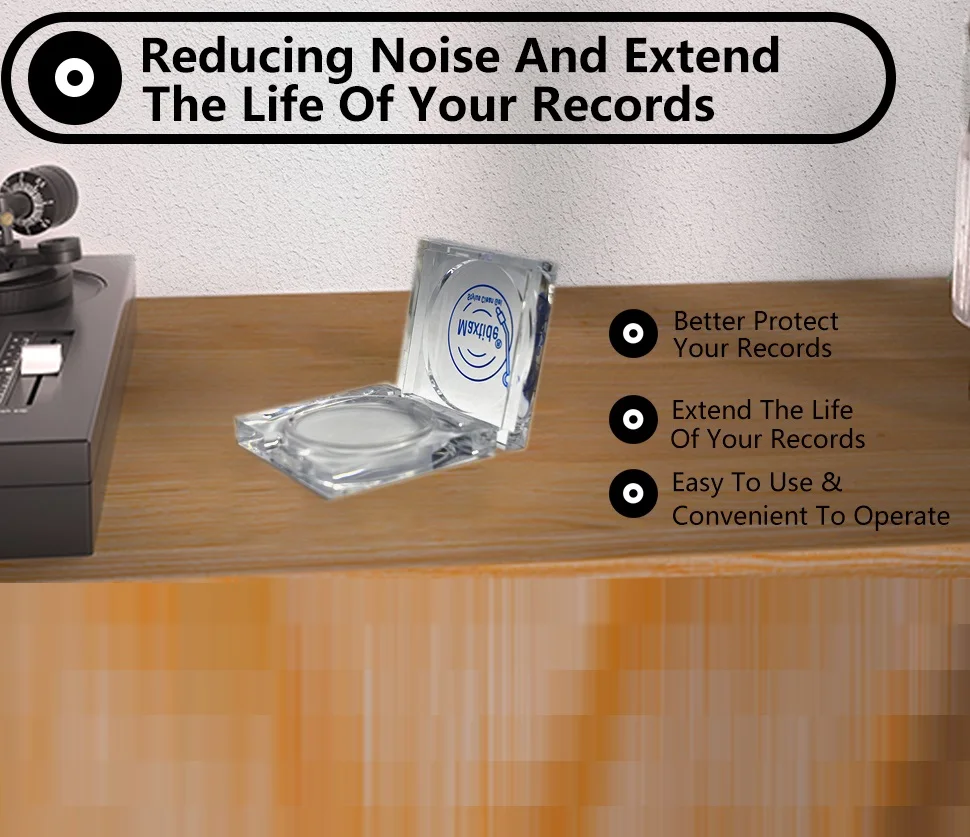 LP Record Cleaner Self-adhesive Turntable Stylus Cleaning Gel Vinyl Record Needle Cleaner,phonograph needle supplies
