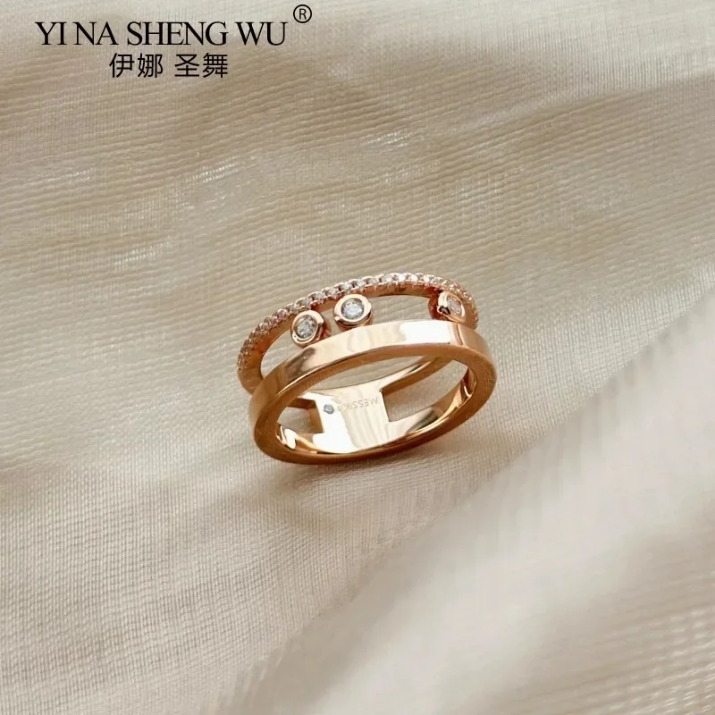 S925 Sterling Silver French Luxury Jewelry Fashion Women's Ring Exquisite and Elegant Style Ring Daily Wear with Accessories