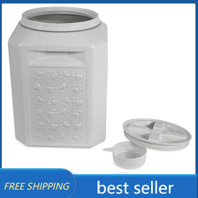 Gamma2VittlesVaultOutbackPetFoodStorageContainerDogandCatFoodContainerGrey35Pound.jpg