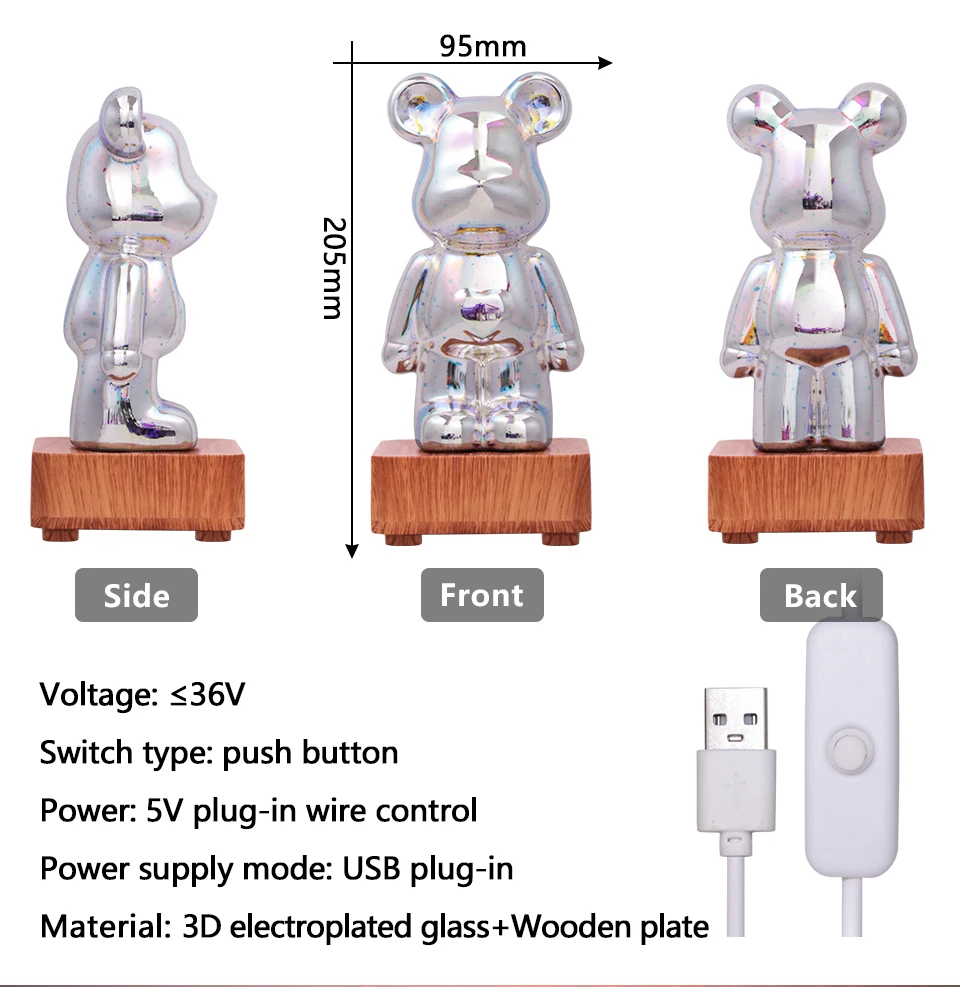 LED Desk Lamp Adjustable Brightness Clamp Light - AIXIVO product image
