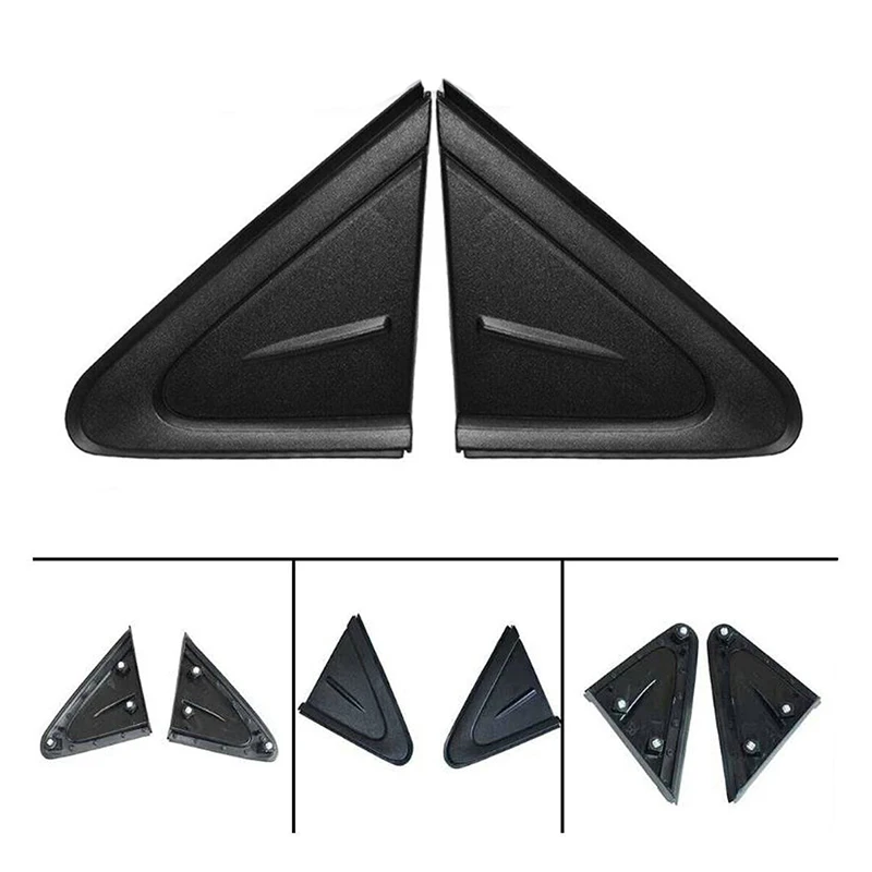 Car Side Mirror Corner Triangle Cover 60117-02370 60118-02370 For Toyota Corolla 2019 2020 2021 Left Right Black Accessories - 34