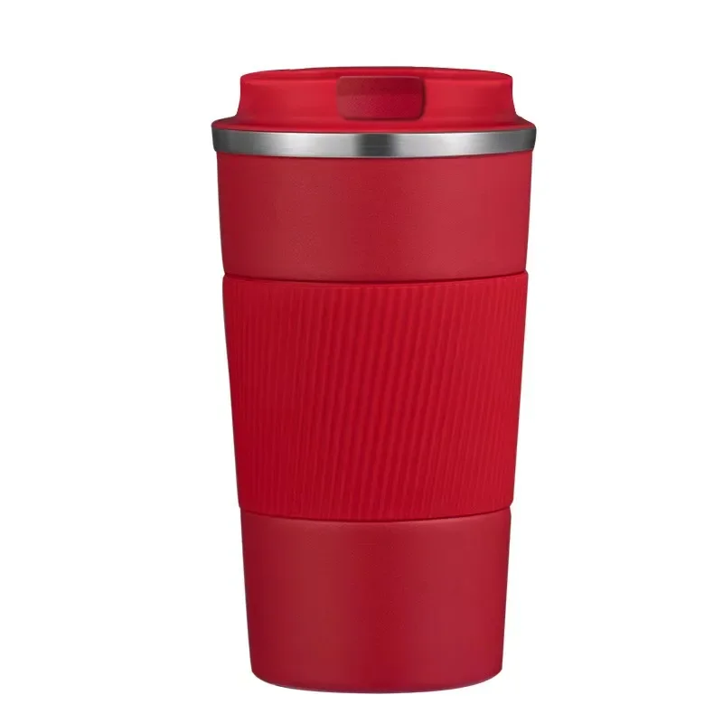 OTE Tazza da viaggio per caffè, a doppia parete, 350 ml, in acciaio inox, isolamento sottovuoto, con coperchio a tenuta stagna, riutilizzabile, senza BPA, tazza termica per bevande calde e fredde