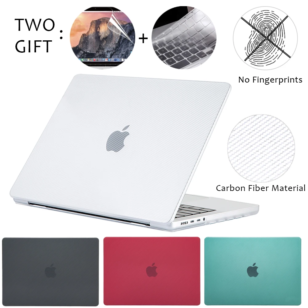 Custodia Per Laptop Senza Impronte Digitali Per Macbook Air M2 15 Funda Macbook Air 13 Custodia In Fibra Di Carbonio Macbook Pro 13 Custodia Pro 16 14