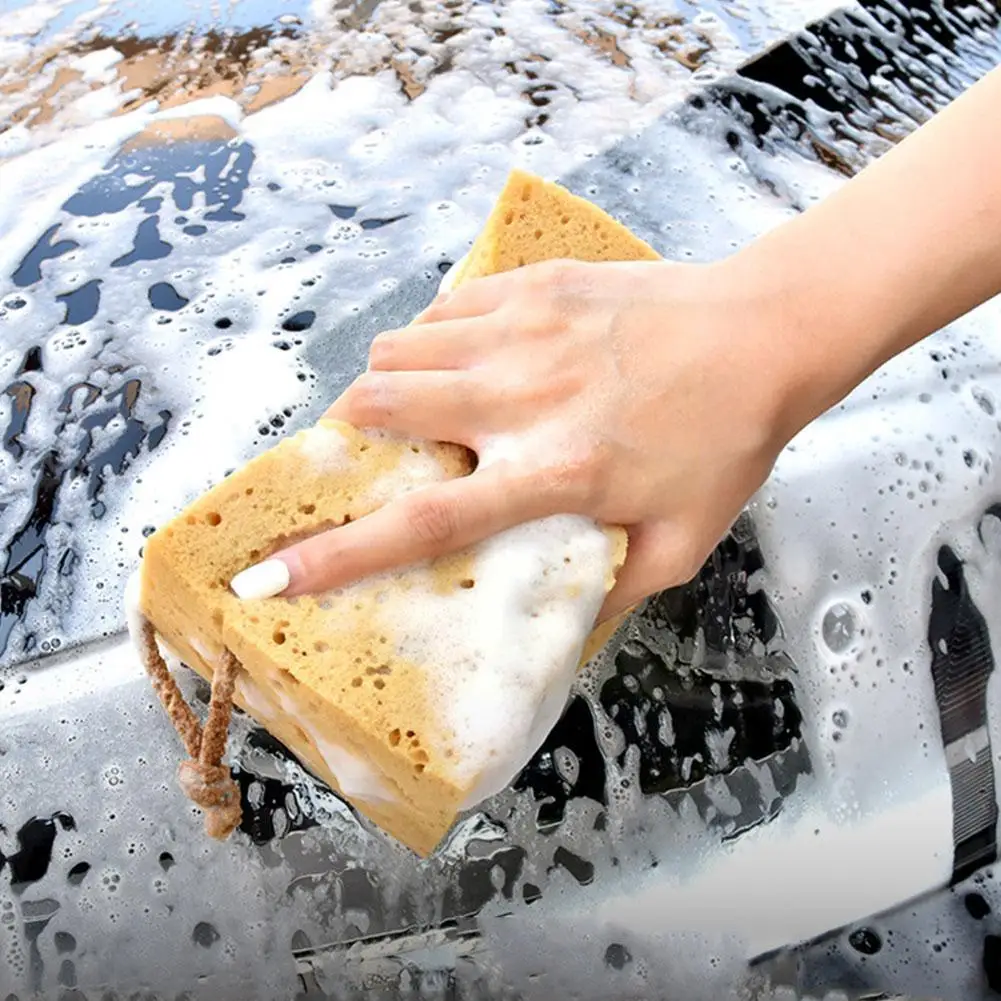 

Macroporous Cleaning Sponge Foam Honeycomb Car Auto Cleaning Accessories Washing Car Cleaner Tools Car Sponge L0I9