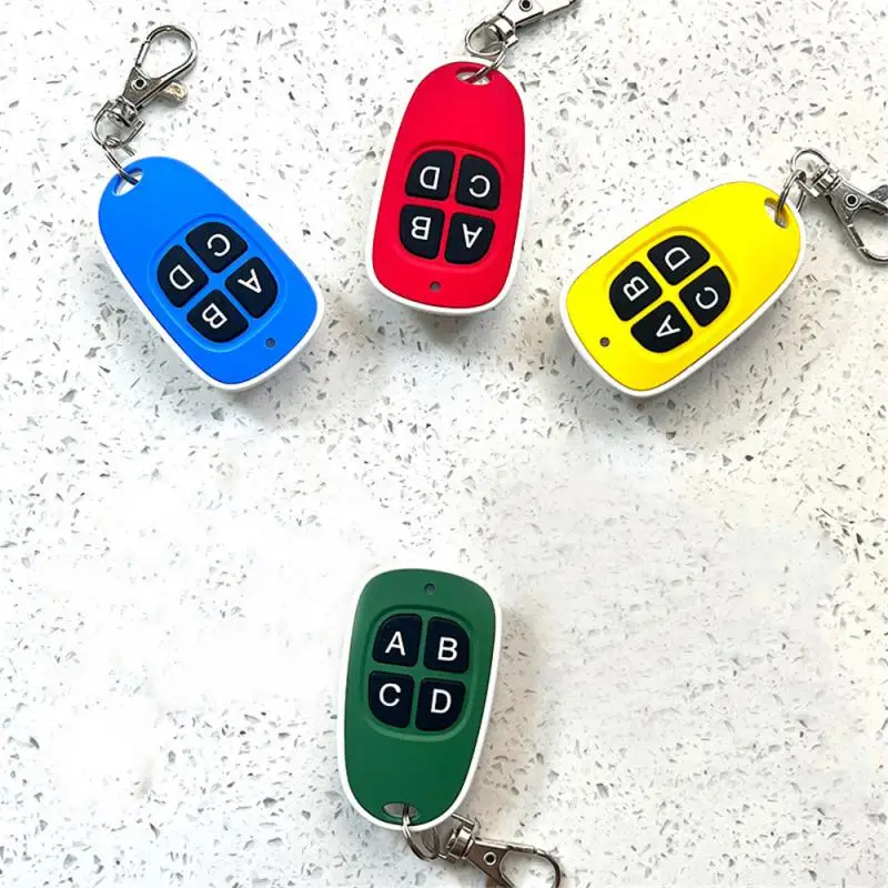 Telecomando Universale Per Garage 433 Mhz 4-Keys Door Gate Copy Control Clone Wireless Electronic Gate Control Copier Controller