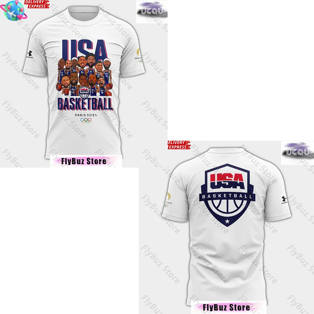 Basketball T-Shirt Men Children Adult Paris USA Special Edition Training Suit Quick-Drying