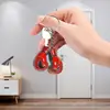 Fashionable Acrylic Boxing Glove Keychain Men's Creative Backpack Pendant Durable 2D Plastic Material 2