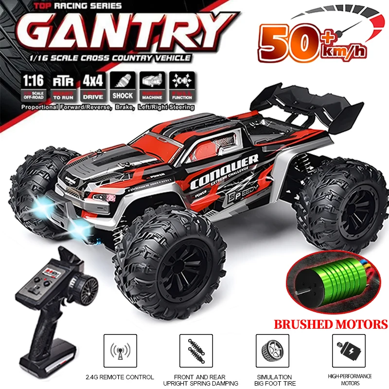 SCY 1:16 50KM/H 4WD RC カー LED トラック SCY 16102 1:16 50KM/H 4WD RC カー LED ライト付きリモート