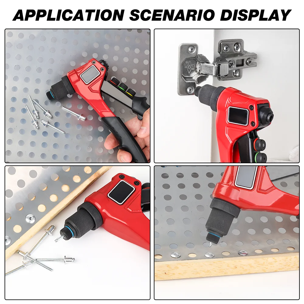 Kit Pistola Rivettatrice Manuale Con 160 Rivetti - 2.4mm, 3.2mm, 4mm, 4.8mm, Per Fai Da Te E Professionisti - Foto 9