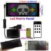 5V USB Smart App Remote Control Multilingual Car LED Matrix Pixel Panel Scrolling Advertising Car Truck Devil's Eye Signs Light 6