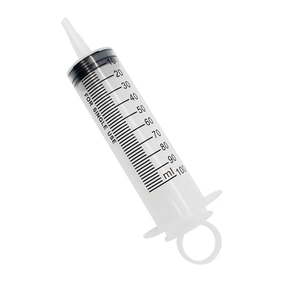 Reusable Plastic Syringe for Liquid Measurement and Dispensing
