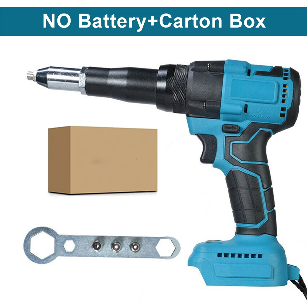 Bürstenlose elektrische Nietpistole, 720 W Nietmutternpistole, Bohrer, kabellose Nietmutternpistole, automatische Niete für Makita 18 V Batteriestifte – Detail 15
