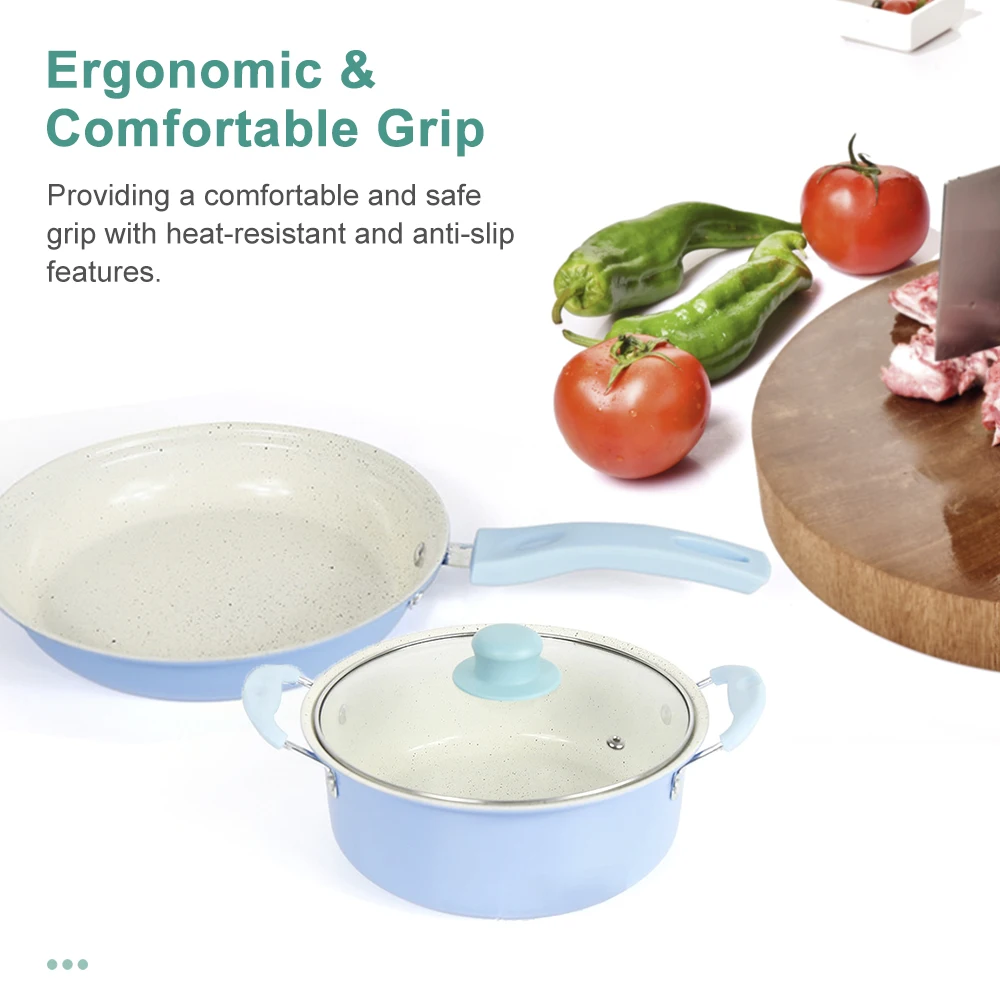 13 Piece Non Stick Cookware Set With Utensils