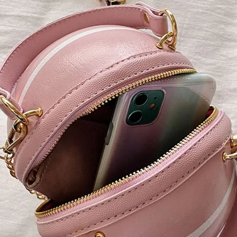 Women Shoulder Bag New Network Red Personality Fun Pink Ins Versatile Chain Football Basketball Shoulder Bag