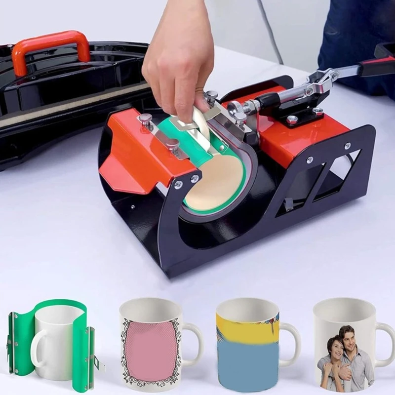 Silicone Tumbler Wrap 11OZ 12OZ 15OZ Sublimation Silicone Mug Wrap Temperature Resistance Silicone Mug Cup Clamp for Mugs Printing