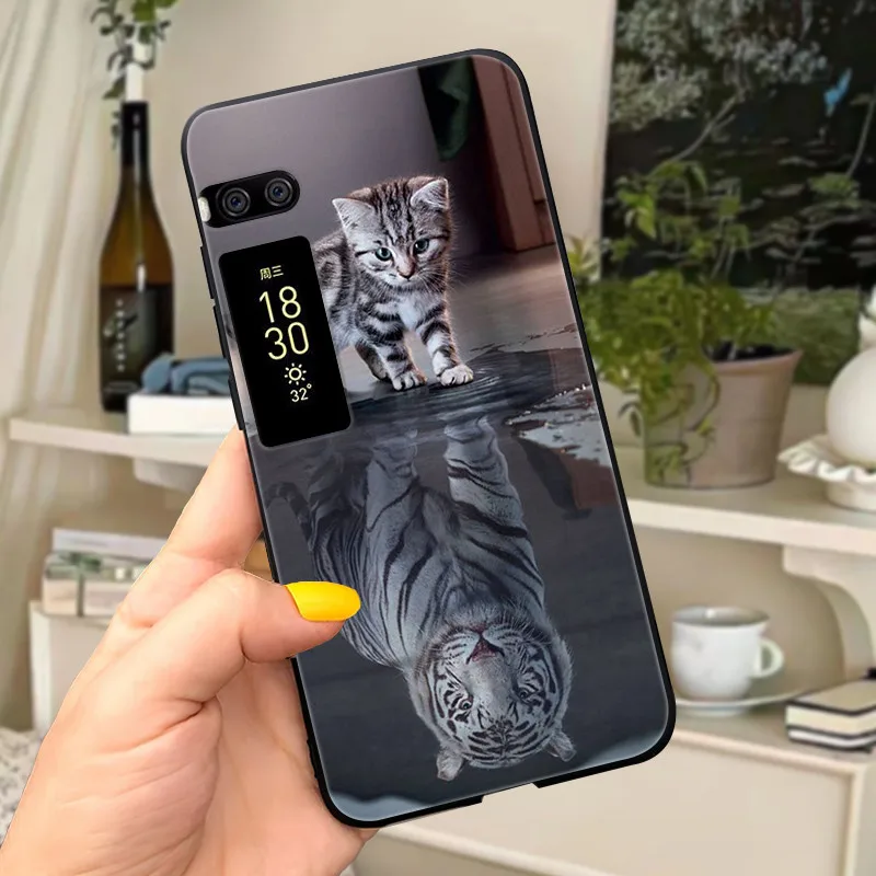 Marble Wolf Cute Silicone Soft TPU Phone Cover Case